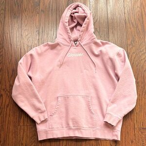 Glossier Blush Pink Hoodie